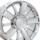 20" Replica Wheel CV77 Fits Chevrolet Rim 20x9 Chrome Wheel