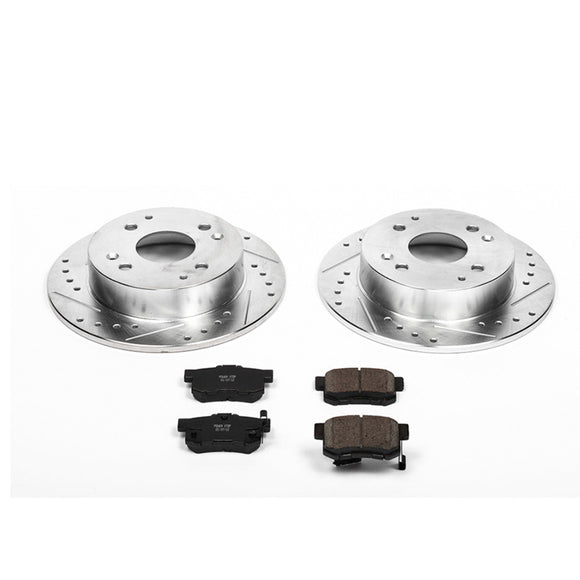 PowerStop Z23 Daily Driver Carbon-Fiber Ceramic Brake Pad and Drilled & Slotted