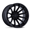 24x12 Fuel Off-Road FC403 Burn Matte Black Gloss Black Lip 6x139.7 ET-44 Wheel
