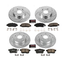PowerStop Z23 Daily Driver Carbon-Fiber Ceramic Brake Pad and Drilled & Slotted