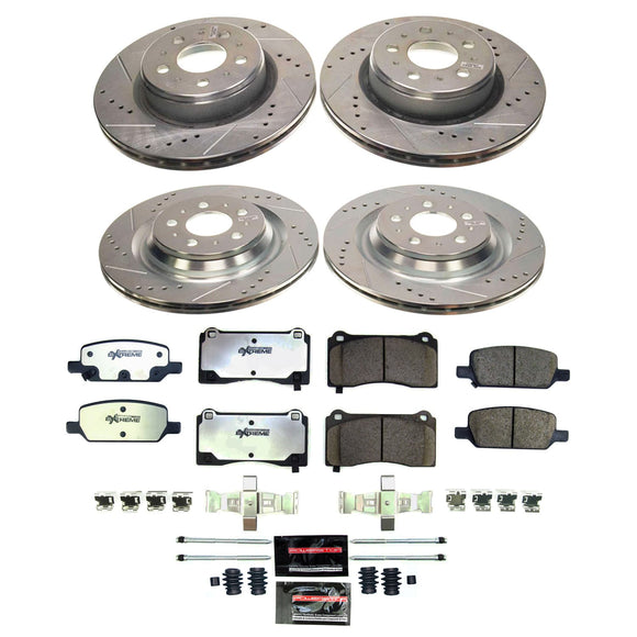 PowerStop Z26 Street Performance Ceramic Brake Pad and Drilled & Slotted Rotor K