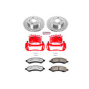 PowerStop Z36 Truck and SUV Ceramic Brake Pad, Drilled & Slotted Rotor, and Cali