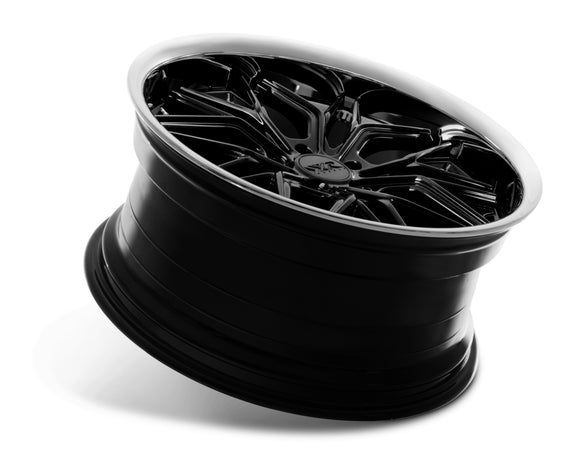 20x9.5 XXR 586 Black Chrome Lip Wheel 5x112 ET35 CB73.1
