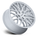 17x8 Petrol PE004 P3E Machined Brushed Gloss Silver 5x112 ET40 CB66.56 Wheel Rim