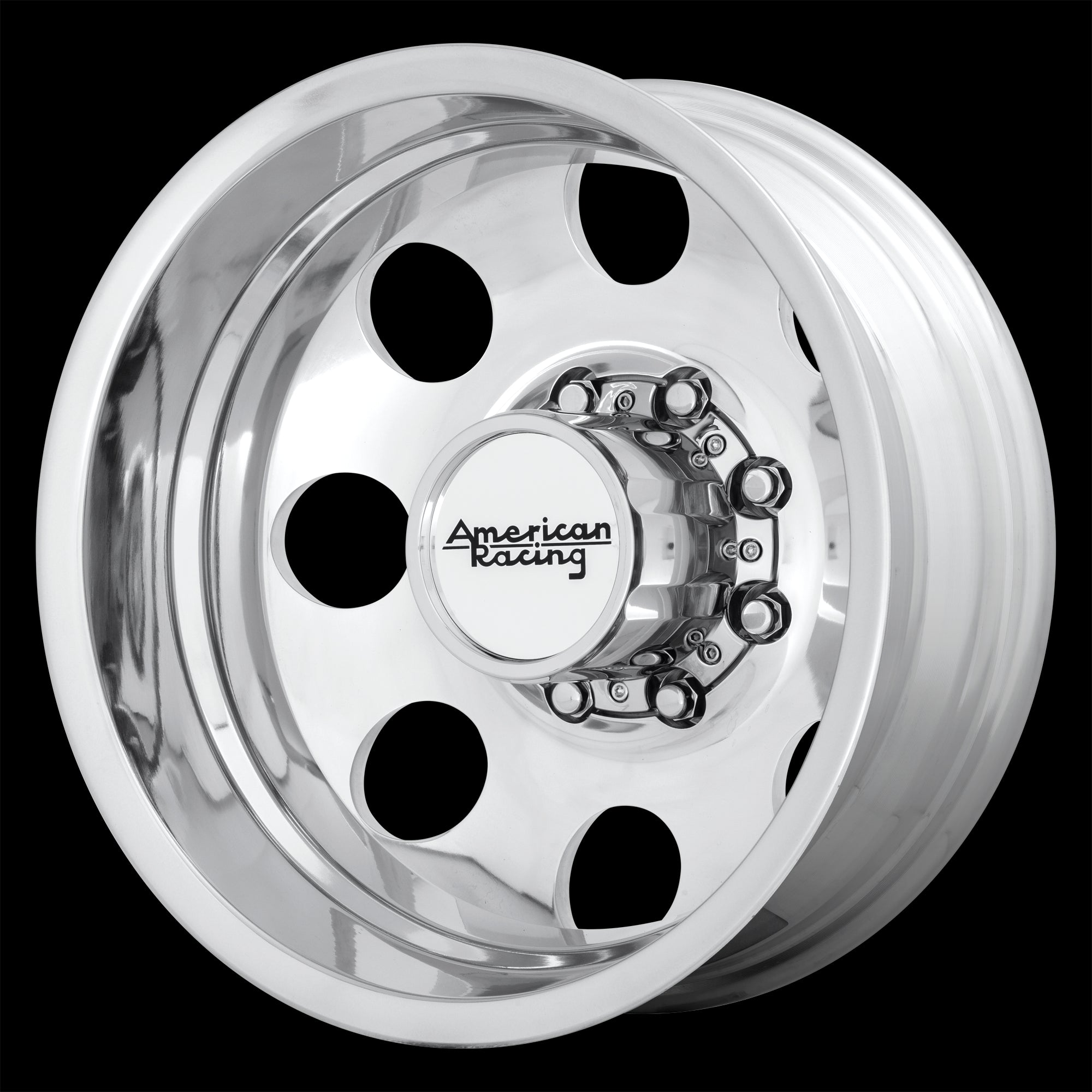 17X6 American Racing AR204 BAJA DUALLY POLISHED 8X165.1 ET-134 wheel/rim