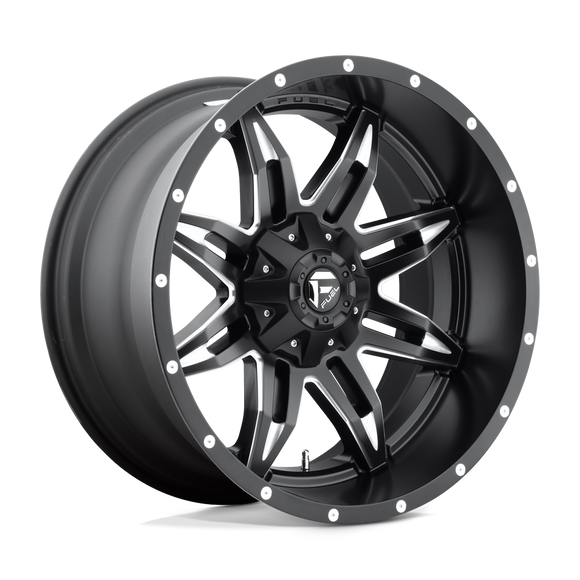 20x9 Fuel Off-Road D567 Lethal Matte Black Milled 8x180 ET1 CB125.1 Wheel Rim