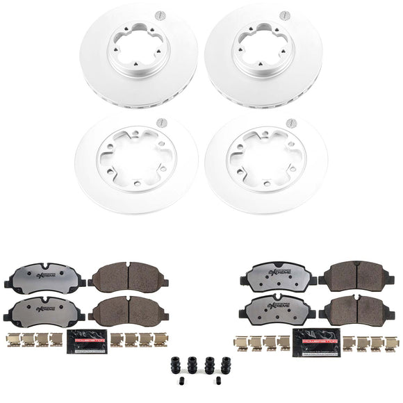 Z36 Truck & Tow Premium Carbon-Fiber Ceramic Brake Pad and Fully Coated Rotor Ki