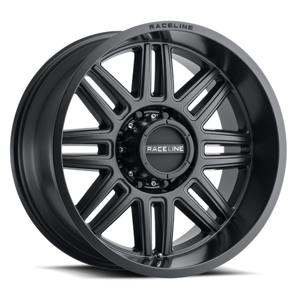 18x9 Raceline 948B Satin Black 8x180 ET-12 Wheel Rim