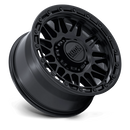 18x9 KMC KM555 Attack Matte Black 8x180 ET0 CB124.2 Wheel Rim