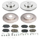 PowerStop OE Stock Replacement Low-Dust Ceramic Brake Pad and Rotor Kit