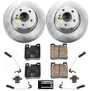PowerStop Genuine Geomet Coated Rotor and Carbon-Fiber Ceramic Brake Pad Kit