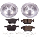 PowerStop OE Stock Replacement Low-Dust Ceramic Brake Pad and Rotor Kit