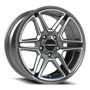 20x9 Vision 476 Wedge Gun Metal Machined Face Wheel 5x139.7 ET15 CB77.8