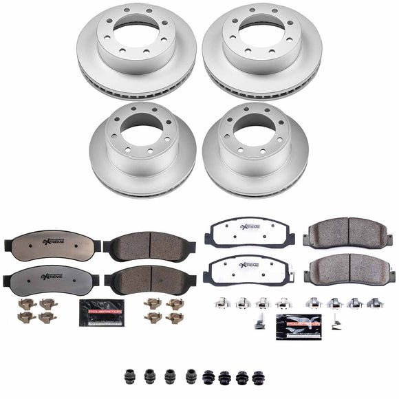 Z36 Truck & Tow Premium Carbon-Fiber Ceramic Brake Pad and Fully Coated Rotor Ki