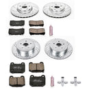 PowerStop Z23 Daily Driver Carbon-Fiber Ceramic Brake Pad and Drilled & Slotted