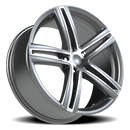 20x8.5 Vision Nitrous Gunmetal Machined Face 5x114.3 ET40 CB73.1 Wheel Rim