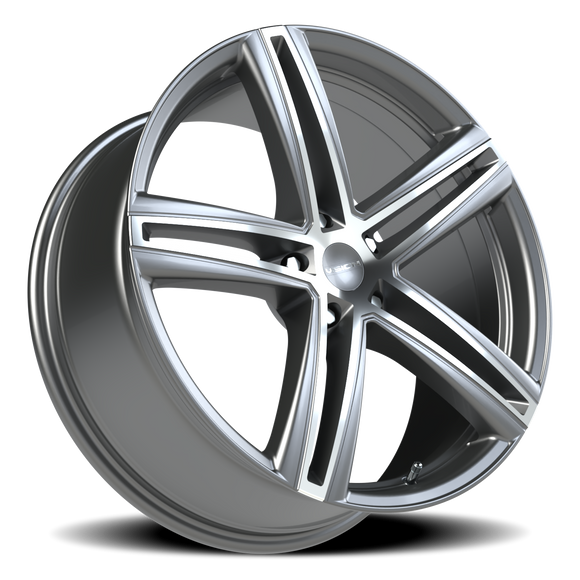 20x8.5 Vision Nitrous Gunmetal Machined Face 5x114.3 ET40 CB73.1 Wheel Rim