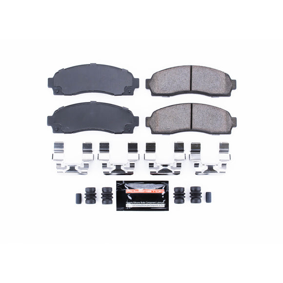 PowerStop Z23 Evolution Sport Carbon-Fiber Brake Pads With Hardware