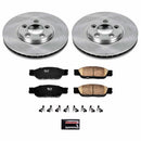 PowerStop OE Stock Replacement Low-Dust Ceramic Brake Pad and Rotor Kit