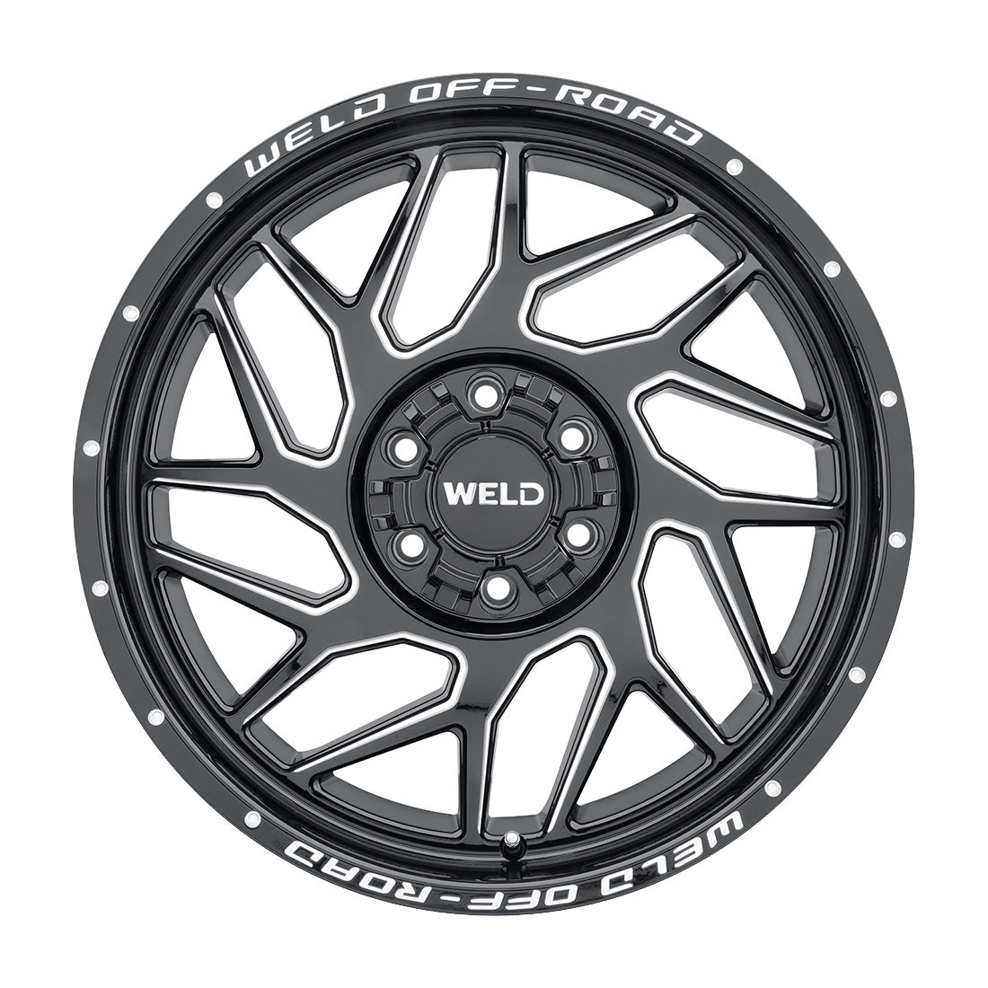 20x9 WELD Off-Road Fulcrum Black Milled 6x135 6x139.7 6x5.5 ET0 Wheel Rim - 0