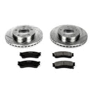 PowerStop Z23 Daily Driver Carbon-Fiber Ceramic Brake Pad and Drilled & Slotted