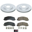 Genuine Geomet Coated Rotor and Low-Dust Ceramic Brake Pad Kit
