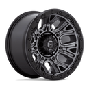 20x9 Fuel Off-Road D825 Traction Matte Gunmetal with Black Ring 5x127 ET1 Wheel