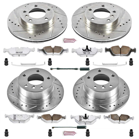 PowerStop Z26 Street Performance Ceramic Brake Pad and Drilled & Slotted Rotor K