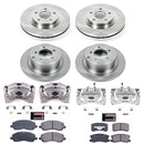 PowerStop OE Stock Replacement Low-Dust Ceramic Brake Pad, Rotor and Caliper Kit