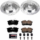PowerStop Z23 Daily Driver Carbon-Fiber Ceramic Brake Pad and Drilled & Slotted