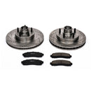 PowerStop Z23 Daily Driver Carbon-Fiber Ceramic Brake Pad and Drilled & Slotted