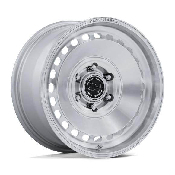 17x8.5 Black Rhino BR036 Basin Gloss Silver 6x114.3 ET25 Wheel