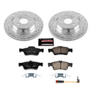 PowerStop Z23 Daily Driver Carbon-Fiber Ceramic Brake Pad and Drilled & Slotted