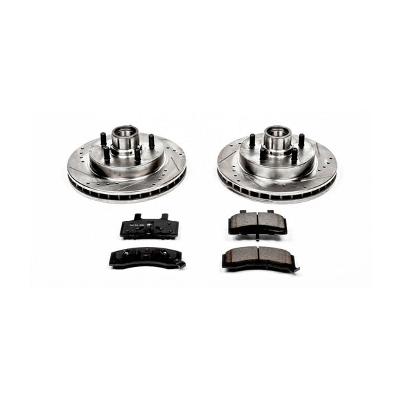 PowerStop Z23 Daily Driver Carbon-Fiber Ceramic Brake Pad and Drilled & Slotted