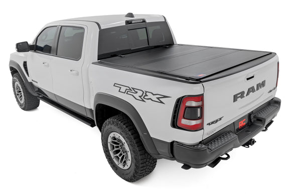 Rough Country Hard Tri-Fold Flip Up Bed Cover 5'7" Bed For Ram 1500 19-23 1500