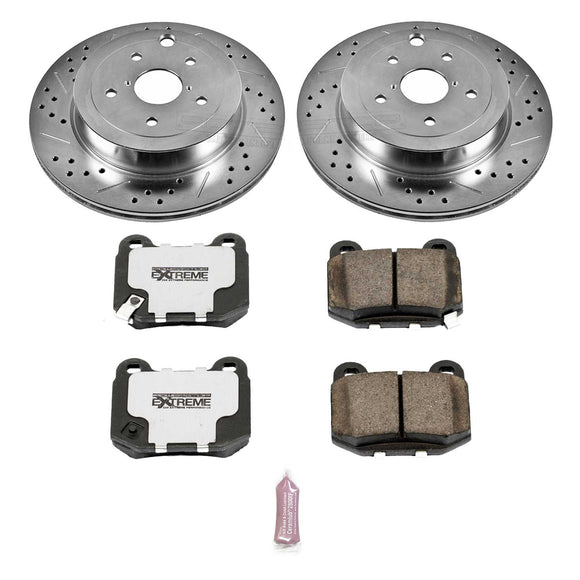 PowerStop Z26 Street Performance Ceramic Brake Pad and Drilled & Slotted Rotor K