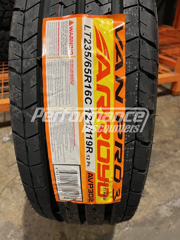 235/65R16 Arroyo Van Pro 3 Tire(s) 121R 235 65 16 2356516