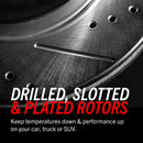 PowerStop Z23 Daily Driver Carbon-Fiber Ceramic Brake Pad and Drilled & Slotted