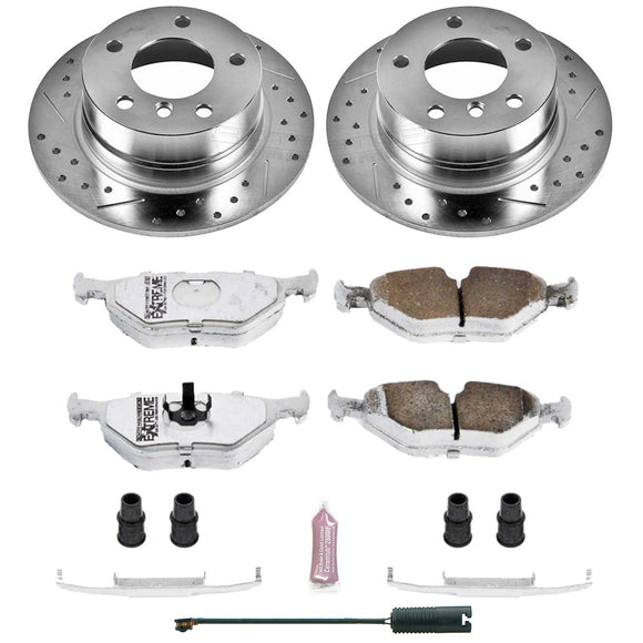 PowerStop Z26 Street Performance Ceramic Brake Pad and Drilled & Slotted Rotor K