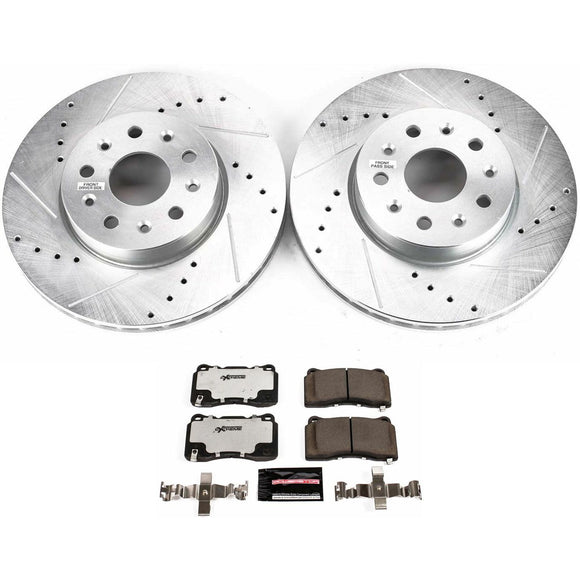 PowerStop Z26 Street Performance Ceramic Brake Pad and Drilled & Slotted Rotor K