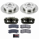 PowerStop OE Stock Replacement Low-Dust Ceramic Brake Pad, Rotor and Caliper Kit