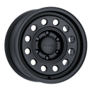 16x8 Nomad N501SB Convoy Satin Black 6x139.7 ET-10 CB106.1 Wheel