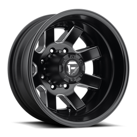 17x6.5 Fuel Off-Road D538 Maverick Matte Black Milled 8x210 ET-140 CB154.3 Wheel