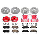 PowerStop Z23 Daily Driver Carbon-Fiber Ceramic Pads Drilled & Slotted Rotor & C