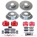 PowerStop Z23 Daily Driver Carbon-Fiber Ceramic Pads Drilled & Slotted Rotor & C