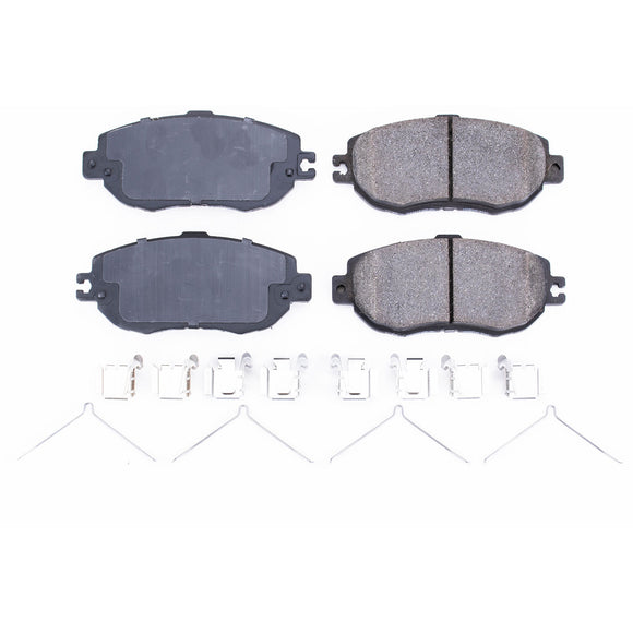 PowerStop Z17 Evolution Ceramic Brake Pads With Hardware