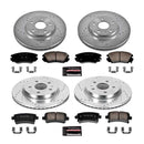 PowerStop Z23 Daily Driver Carbon-Fiber Ceramic Brake Pad and Drilled & Slotted
