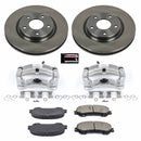 PowerStop OE Stock Replacement Low-Dust Ceramic Brake Pad, Rotor and Caliper Kit
