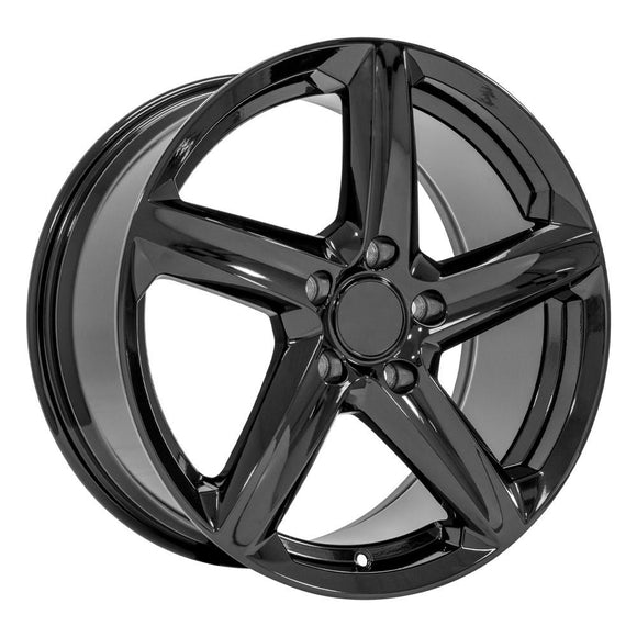 18" Replica CV02C fits Chevrolet C7 Corvette 18x8.5 Gloss Black