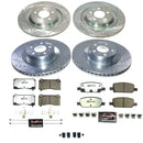 Z26 Street Performance Ceramic Brake Pad and Drilled & Slotted Rotor Kit